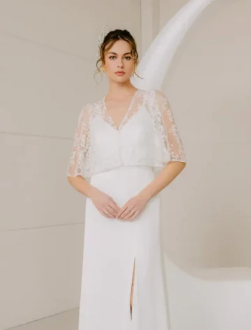 Robe de Mariée Elara et Top Ayla - Rembo Atelier - Promesse Mariage