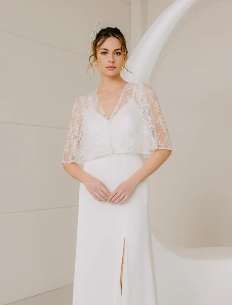 Robe de Mariée Elara et Top Ayla - Rembo Atelier - Promesse Mariage
