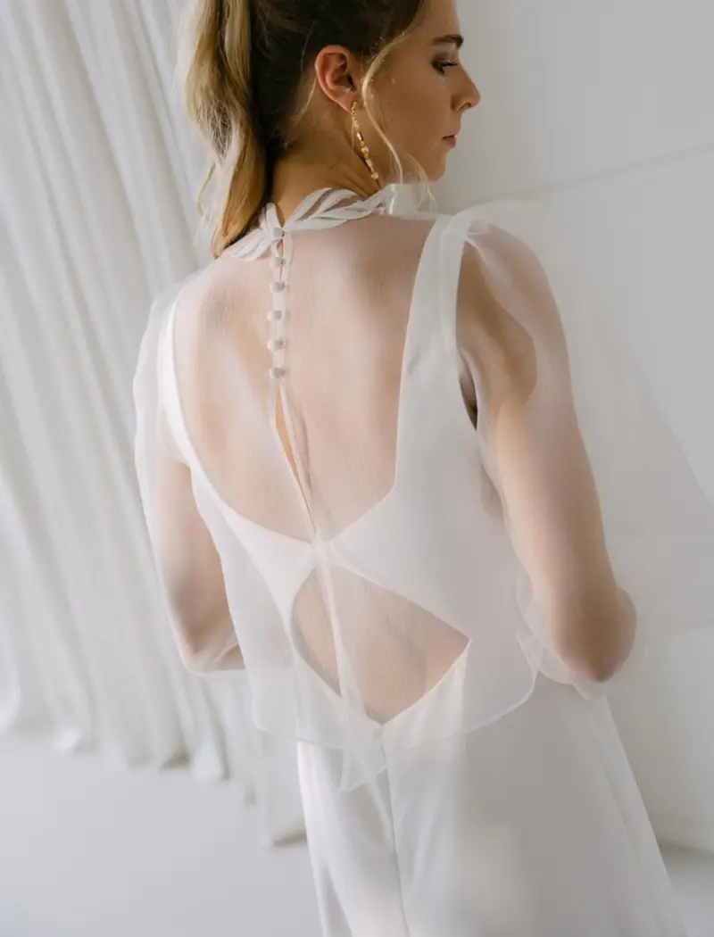 Robe de Mariée Rosemary et Remi top - Rembo Atelier - Promesse Mariage