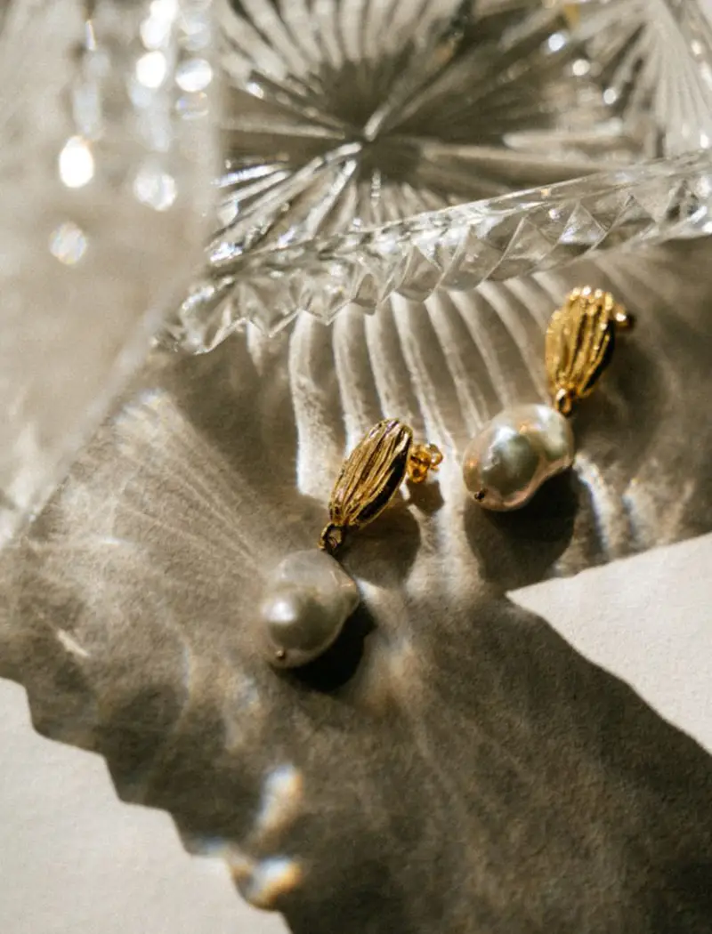 Boucles d'oreilles Sauge - Maison Sabben - Bijoux - Promesse Mariage